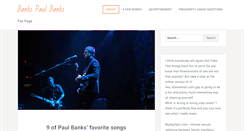 Desktop Screenshot of bankspaulbanks.com